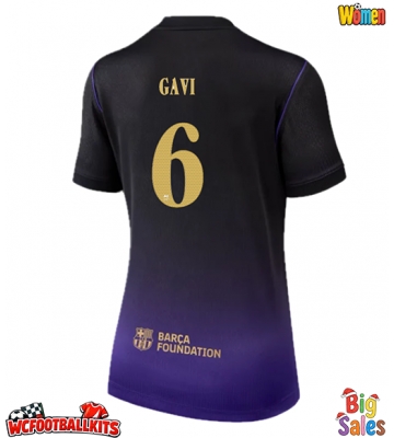 Barcelona Paez Gavi #6 Replica Away Stadium Shirt for Women 2026-27 Short Sleeve